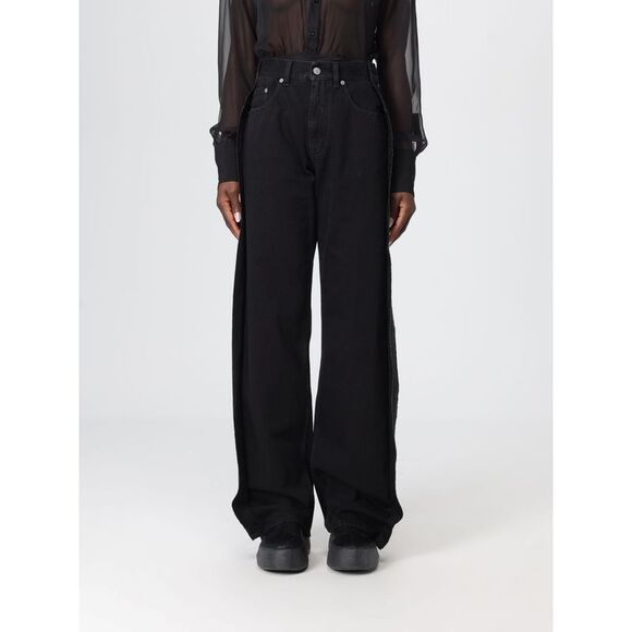 Mm6 Maison Margiela Jeans Woman Black